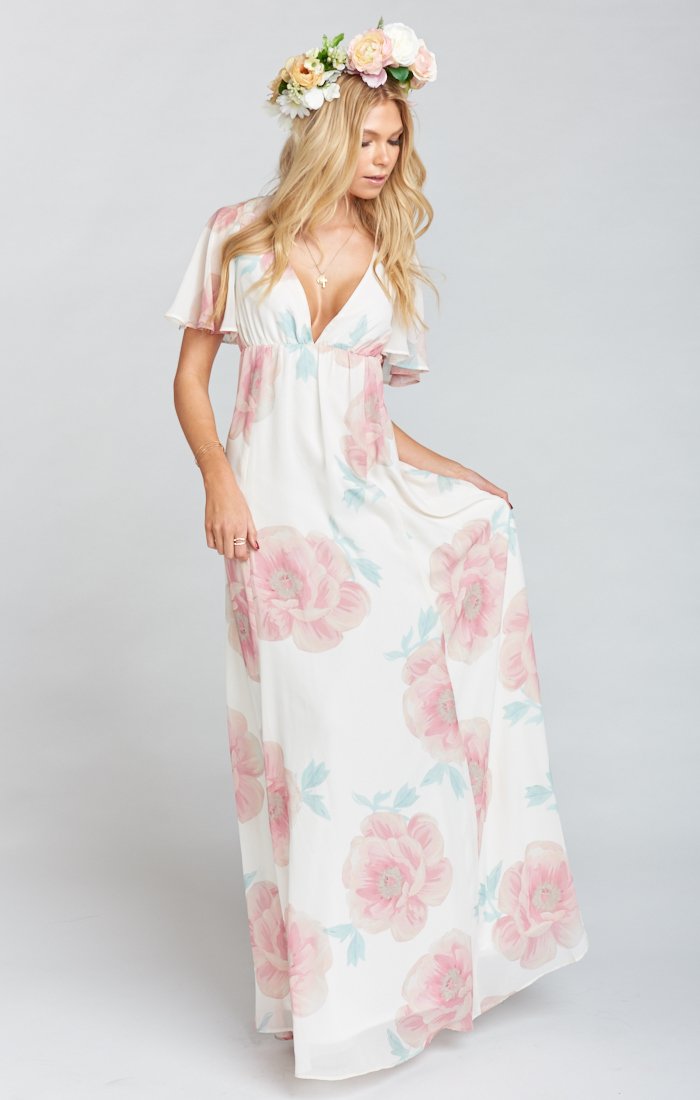 Faye Flutter Maxi Dress