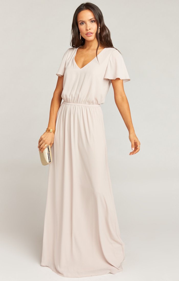 Michelle Flutter Maxi Dress