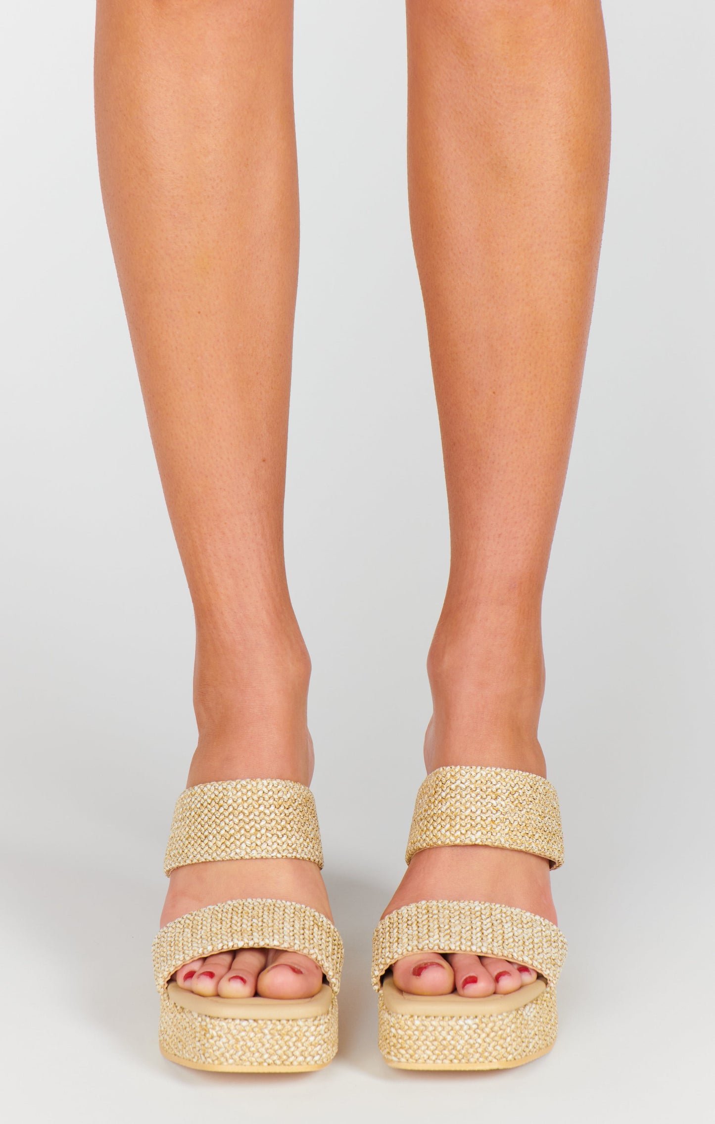 Matisse Gem Platform Heel ~ Beige