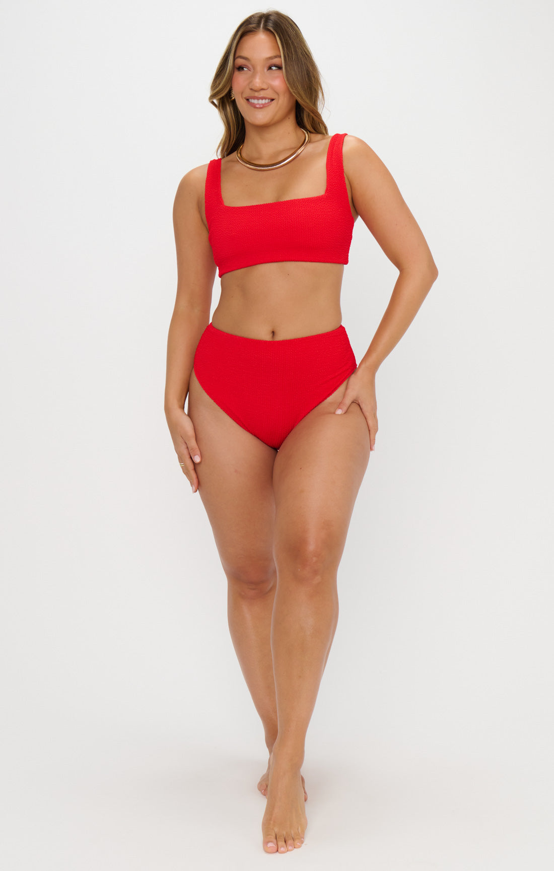 Sail Bottom ~ Hot Tamale Red Scrunch