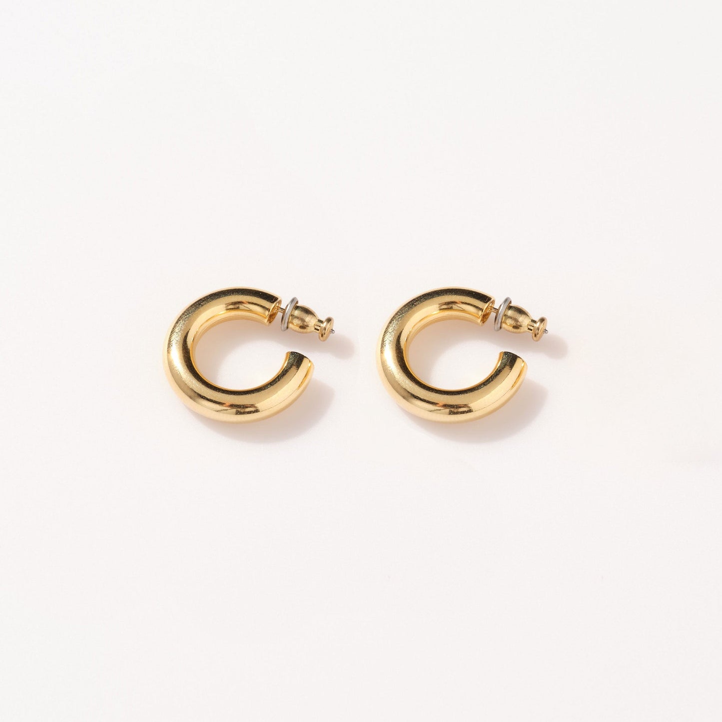 Faithy Jewels Everyday Hoop Earrings ~ 18K Gold Plated