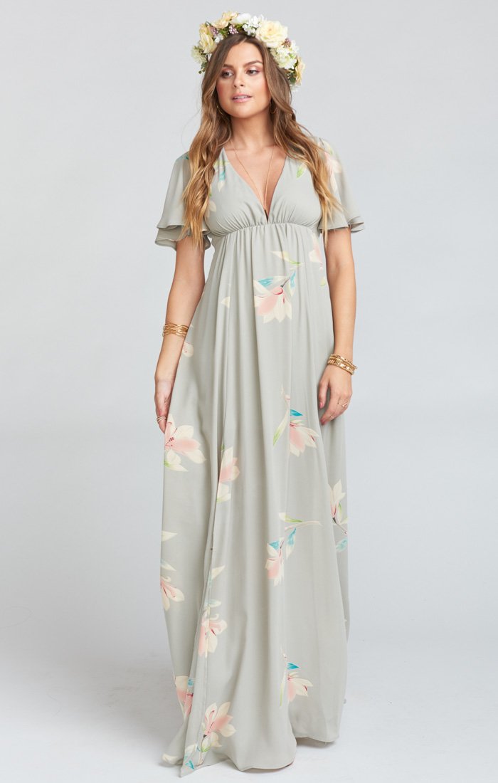 Faye Flutter Maxi Dress