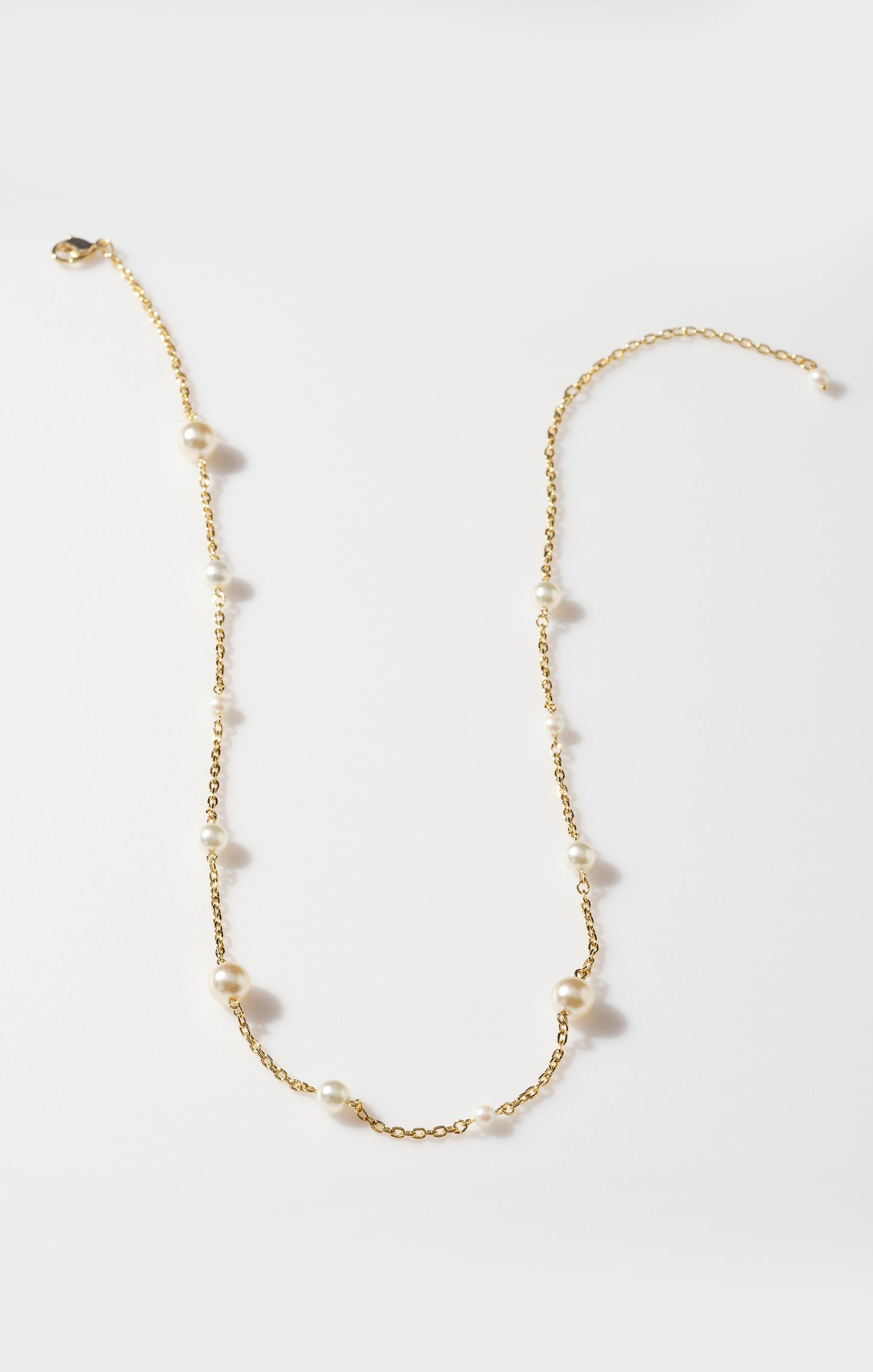 Faithy Jewels Charlotte Necklace ~ Gold/Pearl