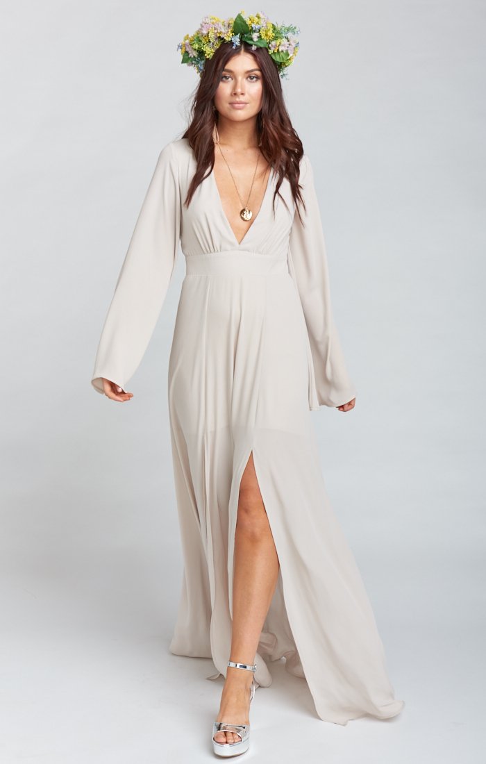Venus Long Sleeve Flare Dress