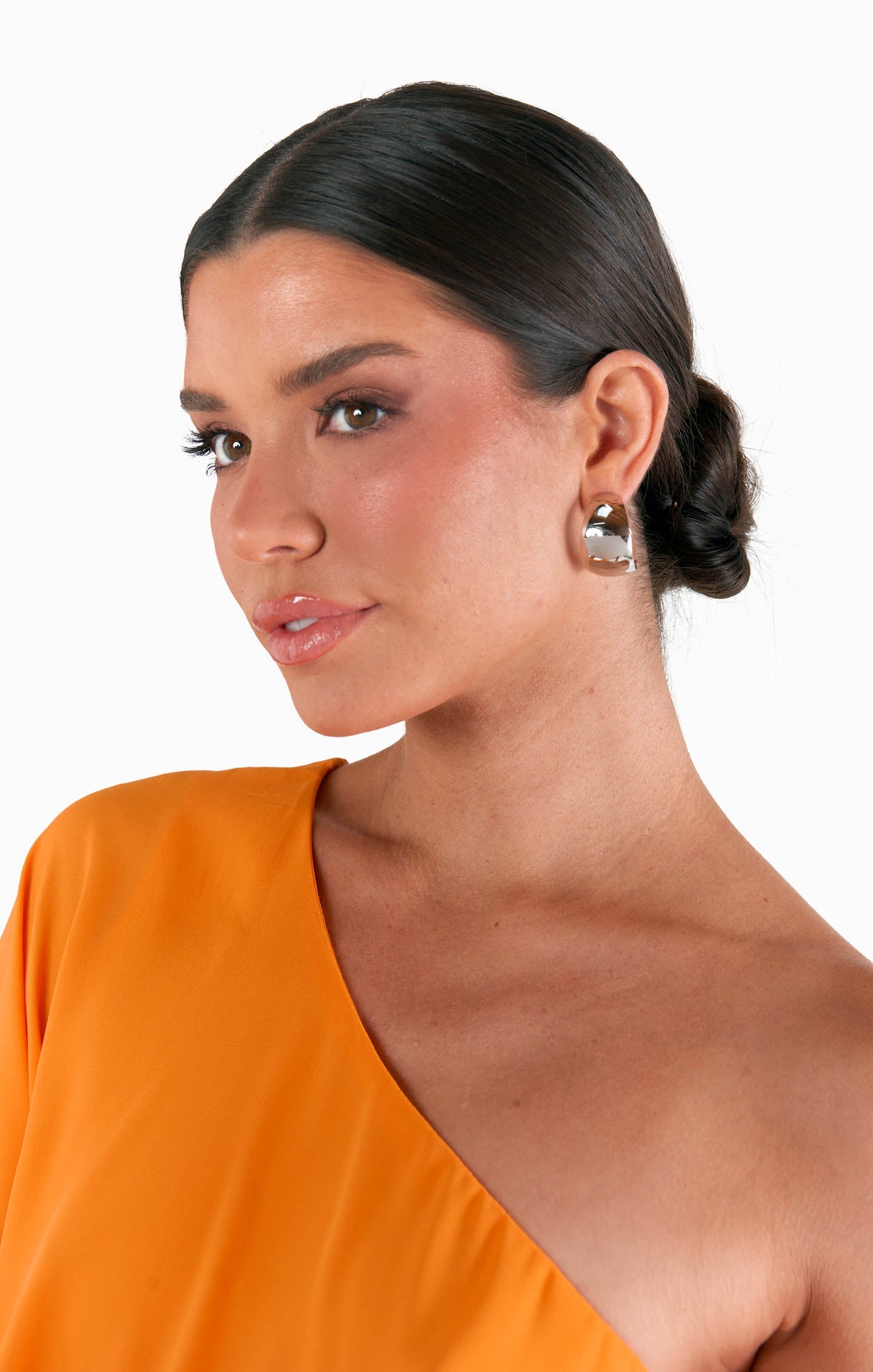 Faithy Jewels Large Lucy Hoop Earrings ~ Silver