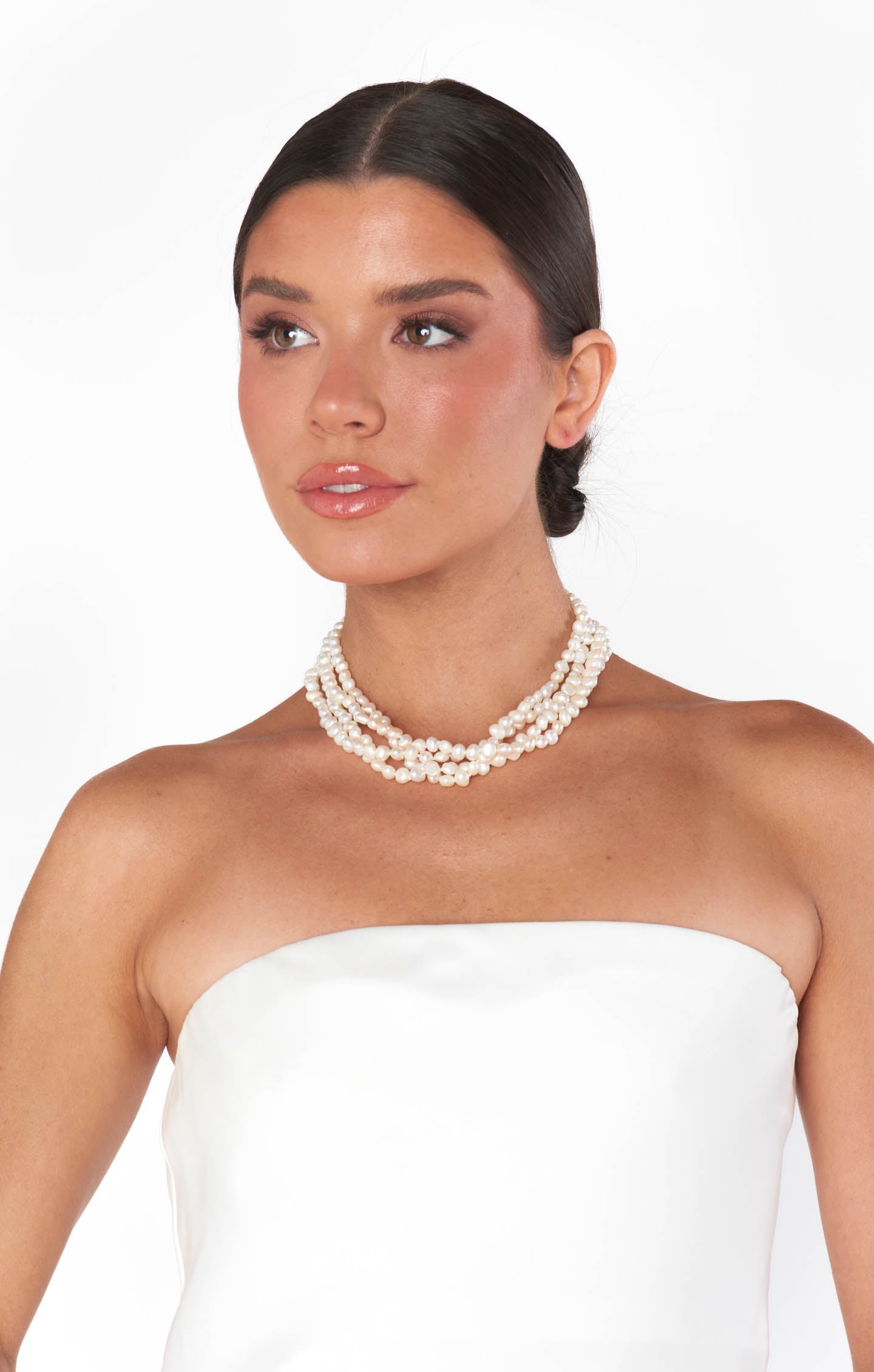 ALV Jewels Multi Pearl Necklace ~ Pearl