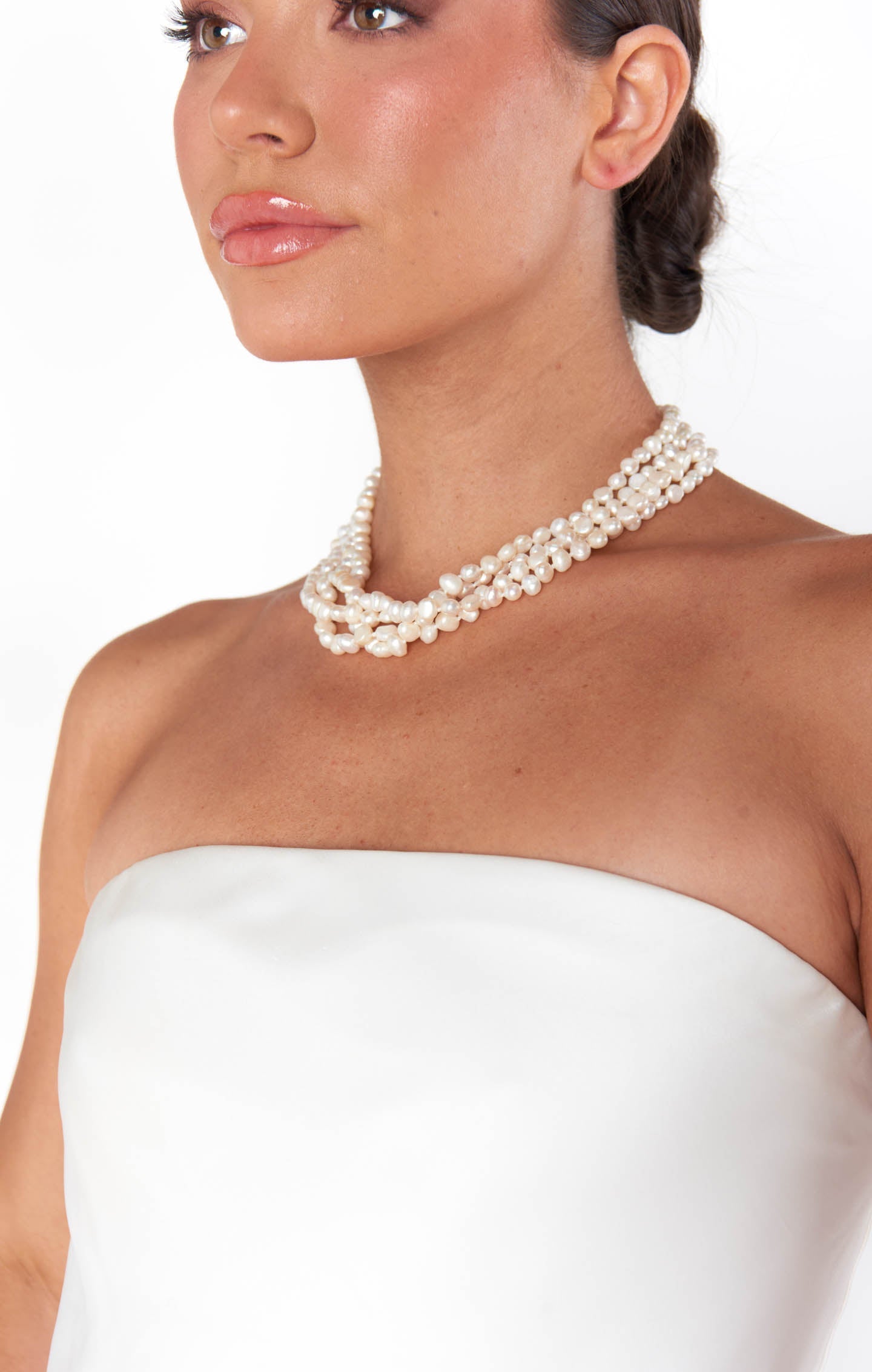 ALV Jewels Multi Pearl Necklace ~ Pearl