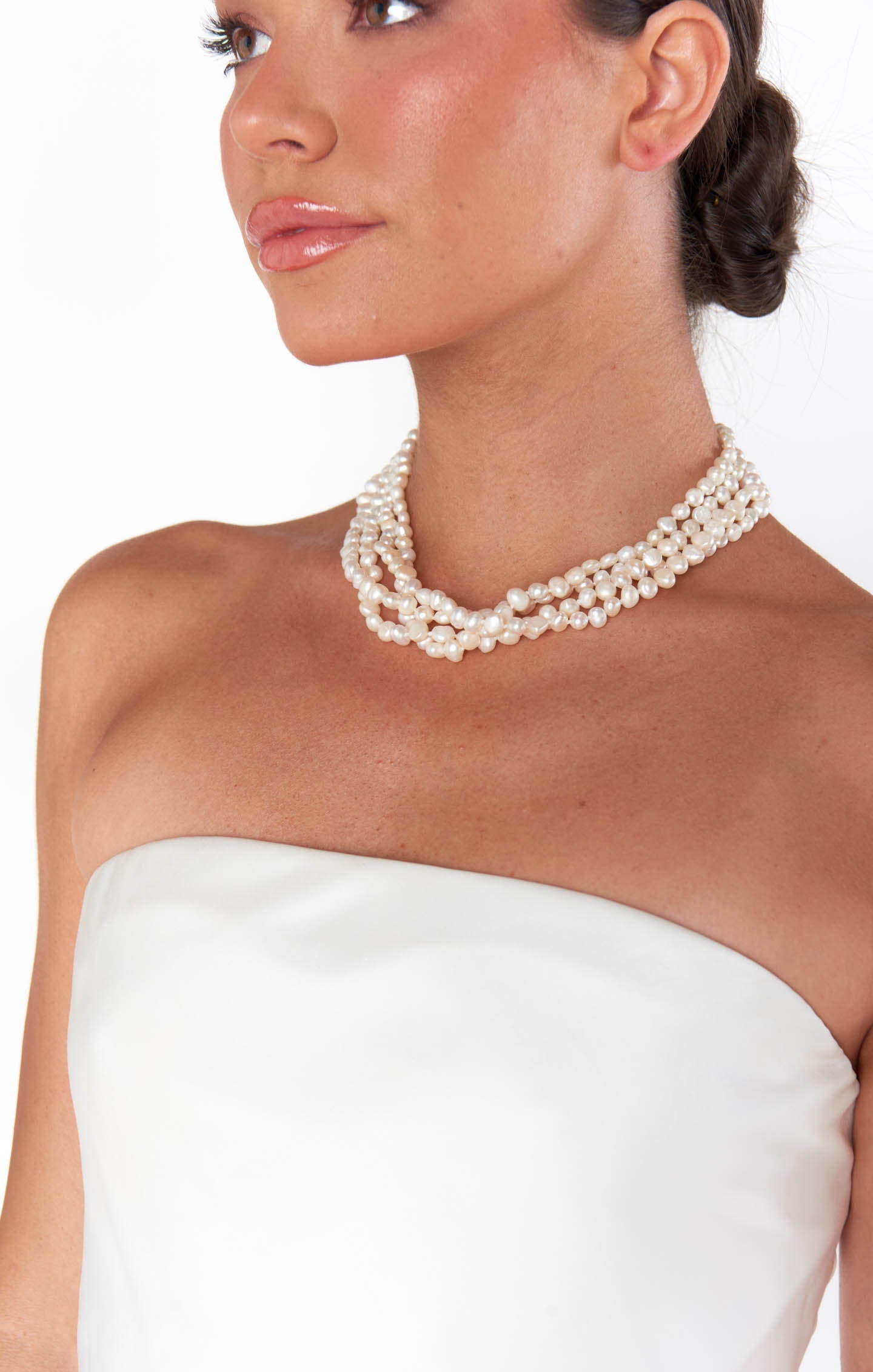 ALV Jewels Multi Pearl Necklace ~ Pearl