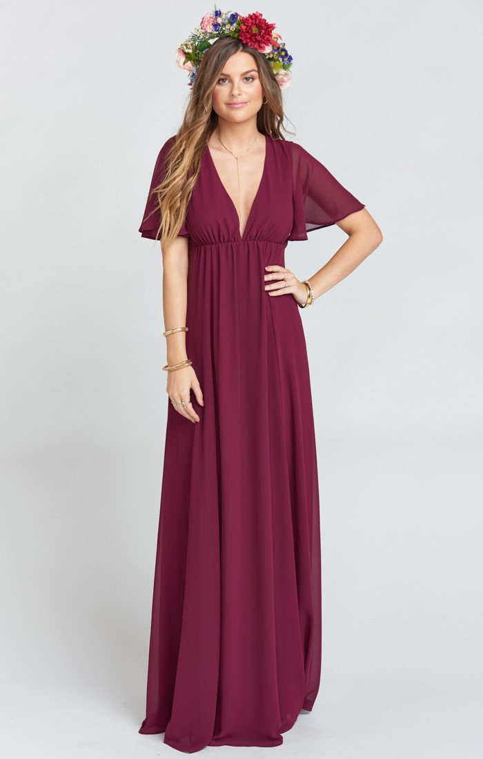 Faye Flutter Maxi Dress