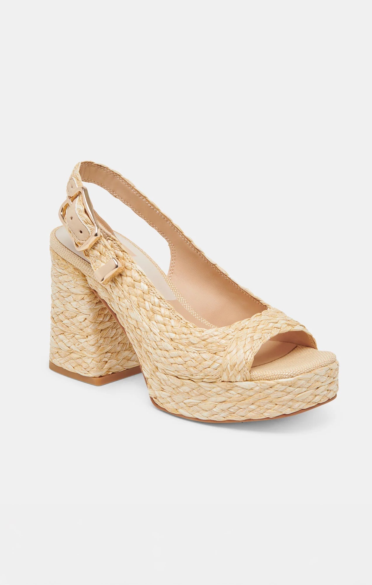Dolce Vita Flores Platform Heel ~ Light Natural