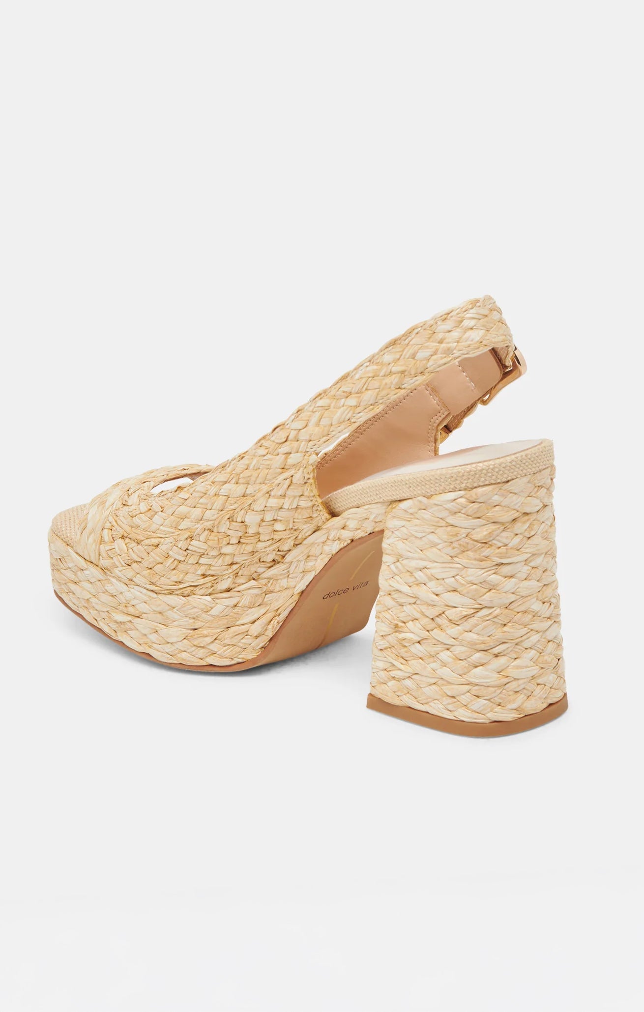Dolce Vita Flores Platform Heel ~ Light Natural
