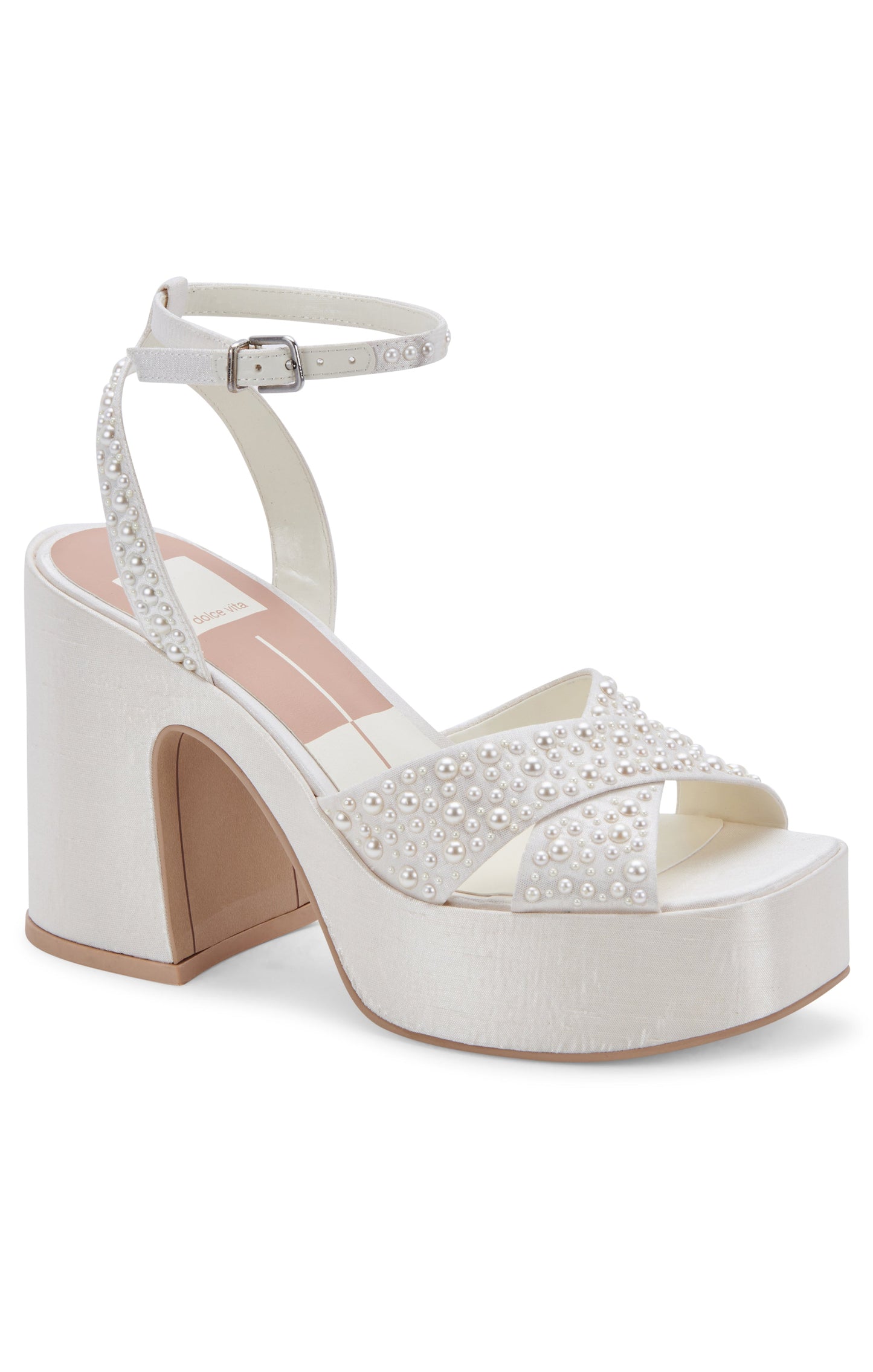 Dolce Vita Wessi Platform Heel ~ Vanilla Pearl