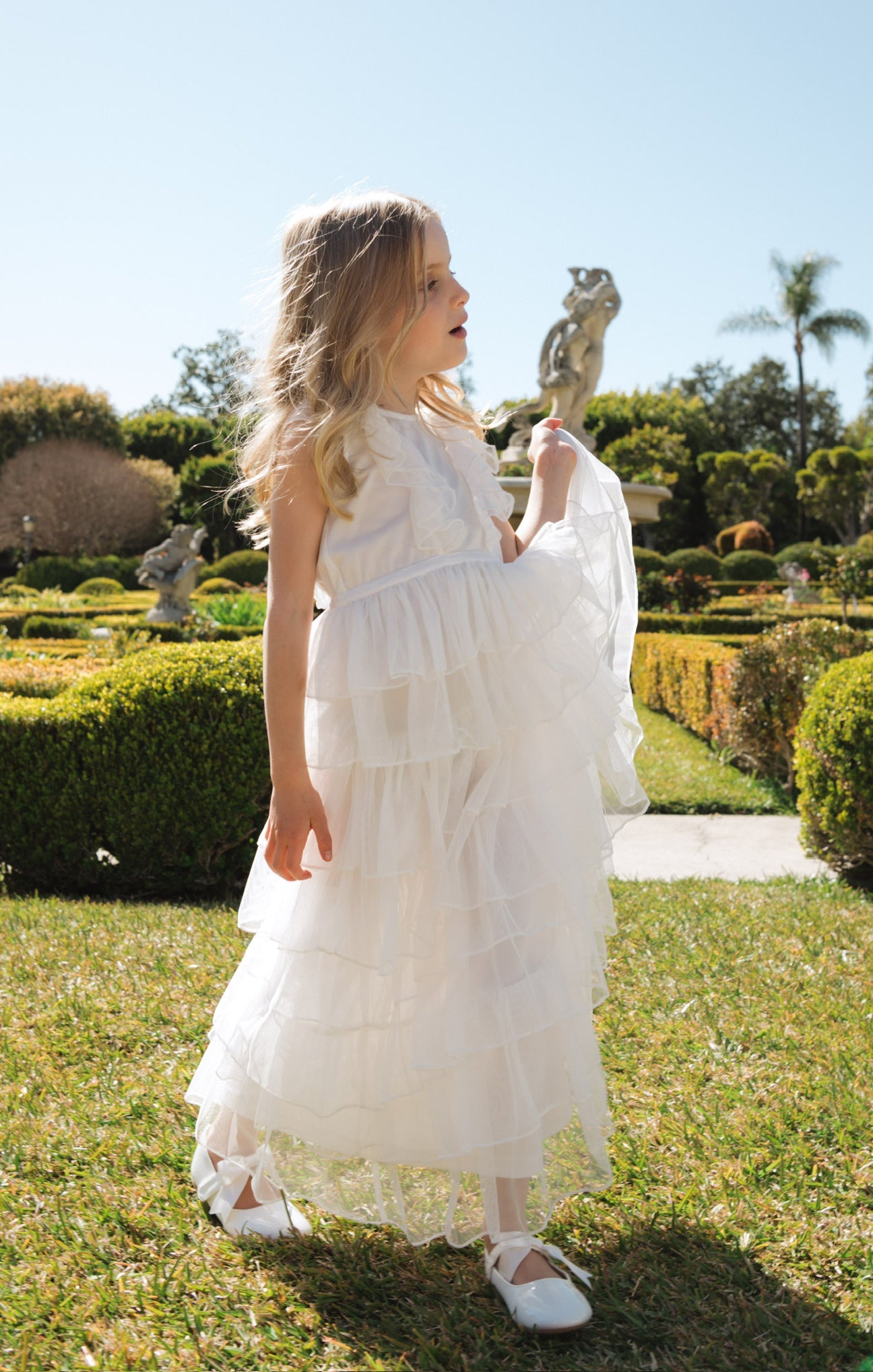 Lovebug Dress ~ White Tulle