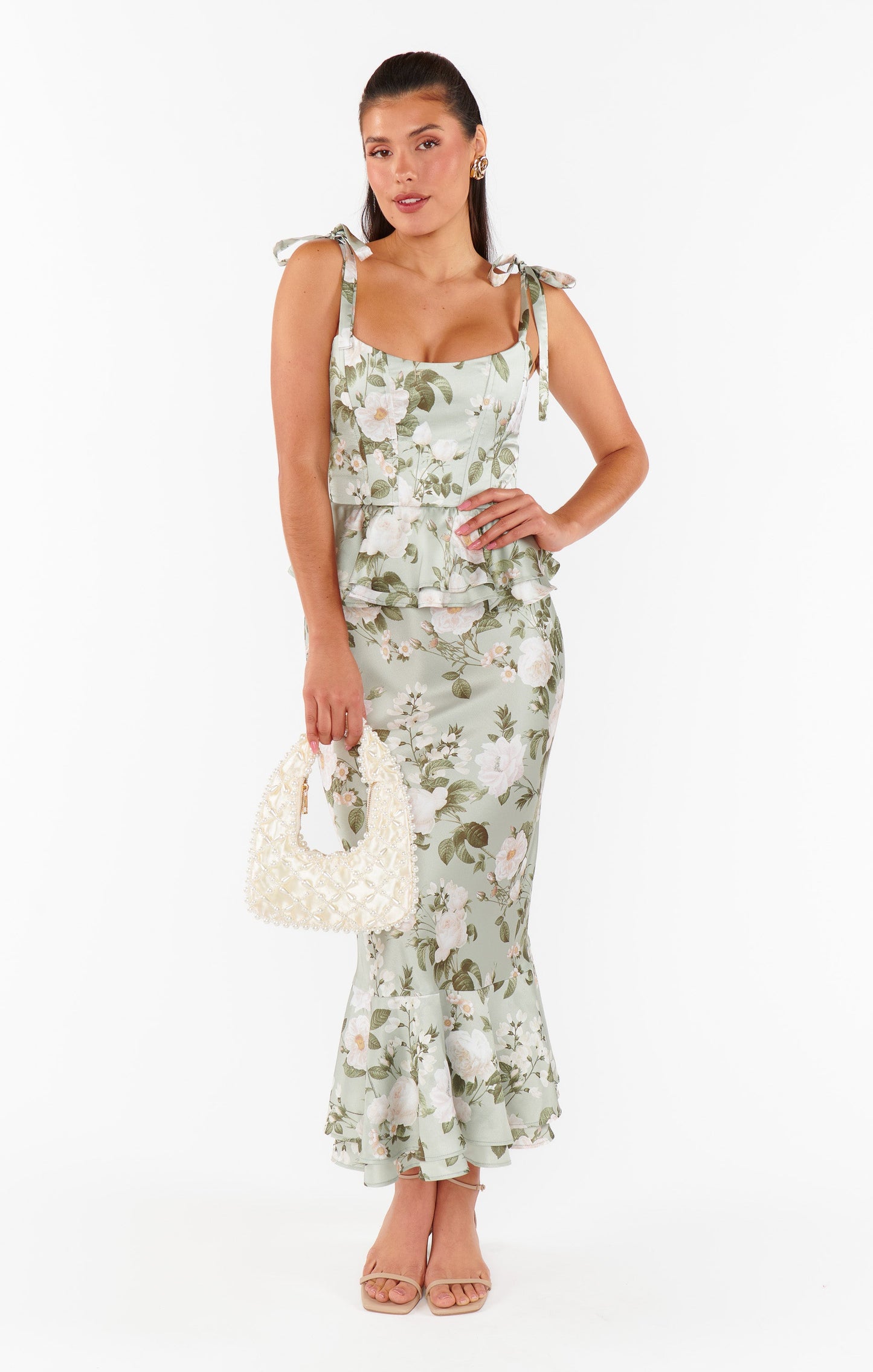 Adeline Pearly Bag ~ White