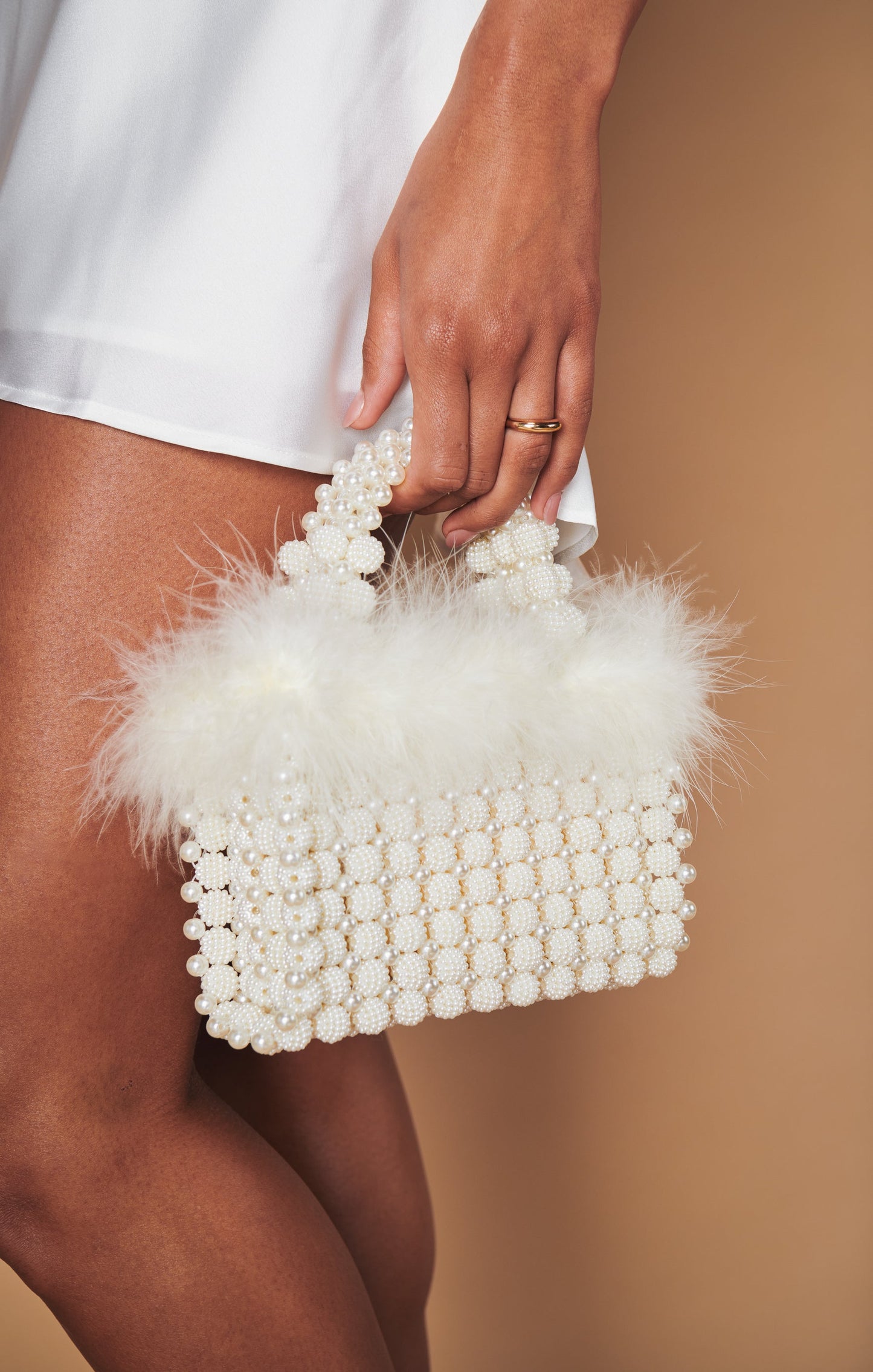 I Do Bag ~ Ivory Beaded