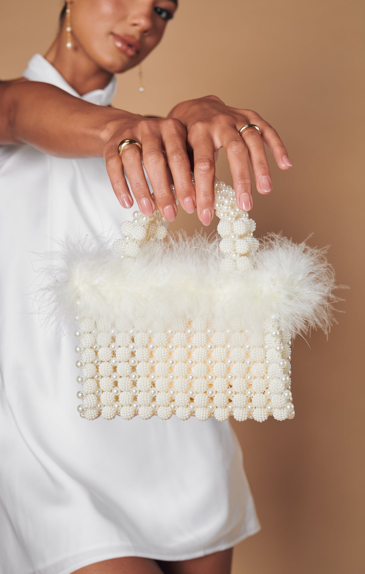 I Do Bag ~ Ivory Beaded