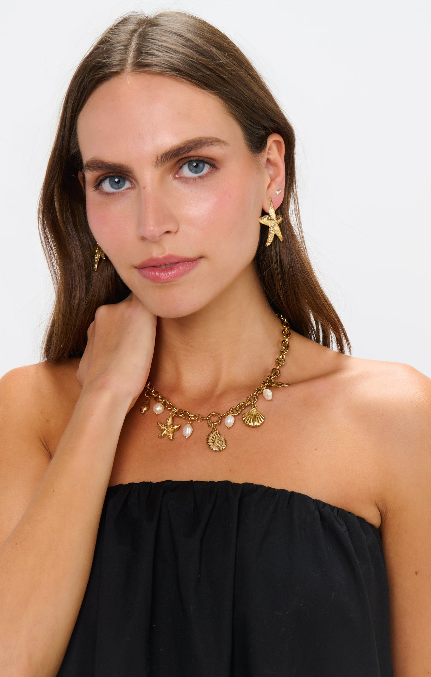 Faithy Jewels Starfish Earrings ~ Gold