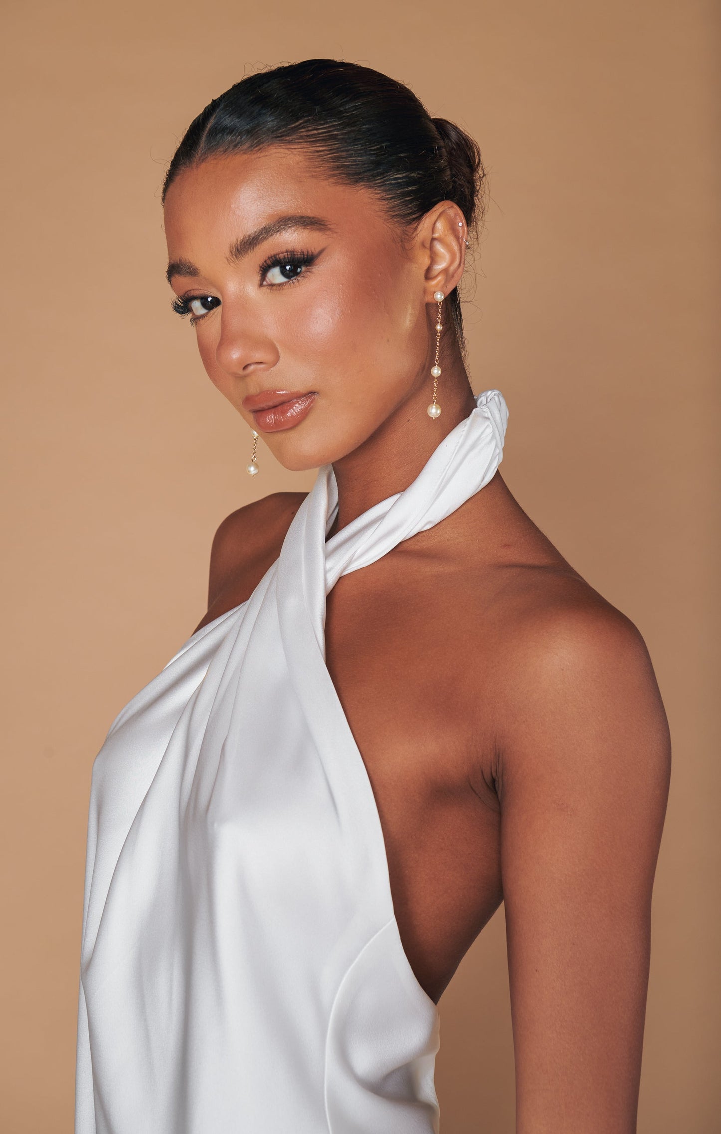 Faithy Jewels Charlotte Earrings ~ Gold/Pearl