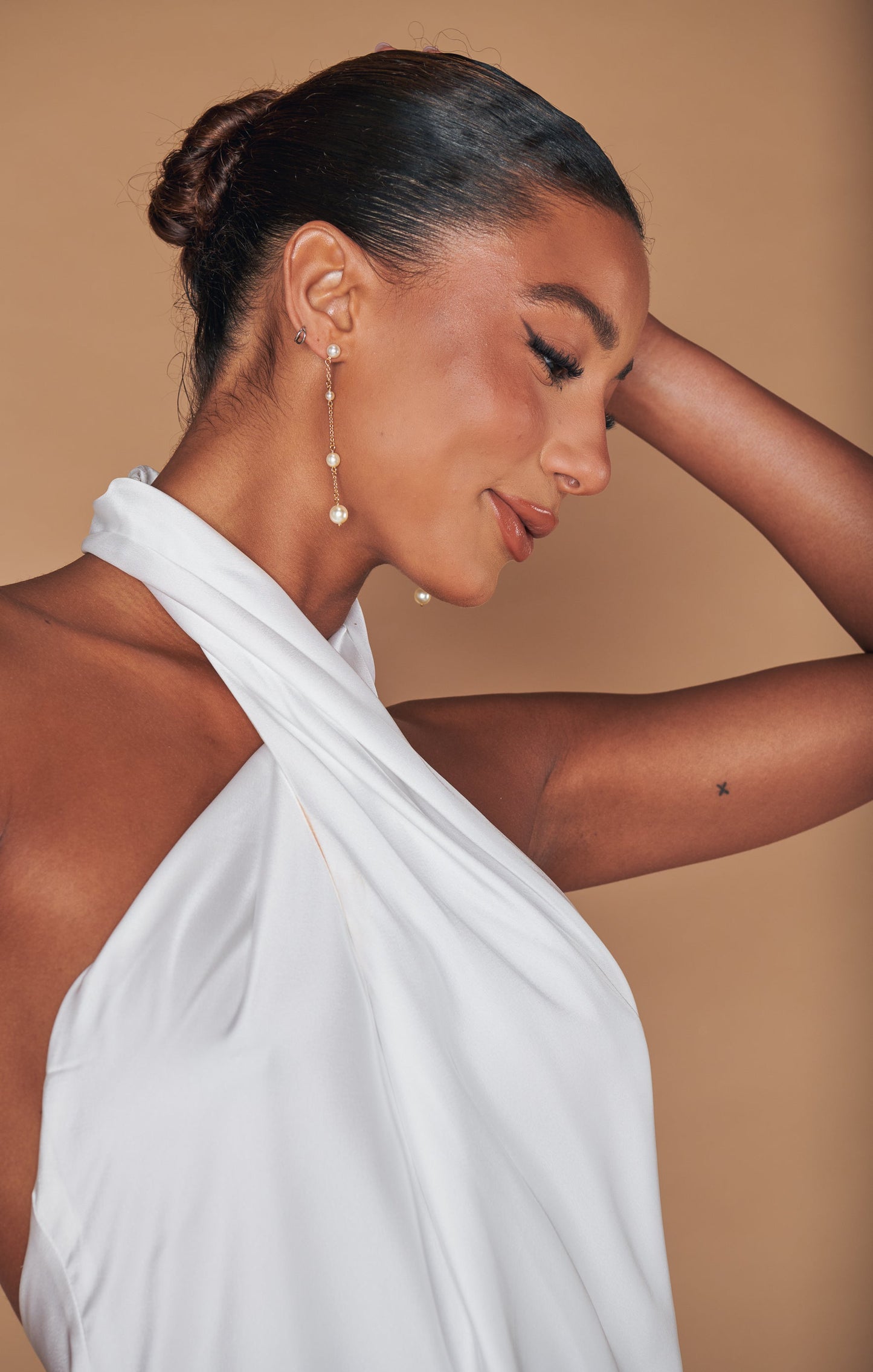 Faithy Jewels Charlotte Earrings ~ Gold/Pearl