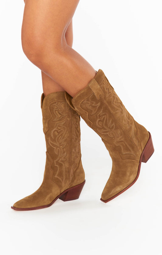 Dolce Vita Sydni Cowboy Boot ~ Tobacco