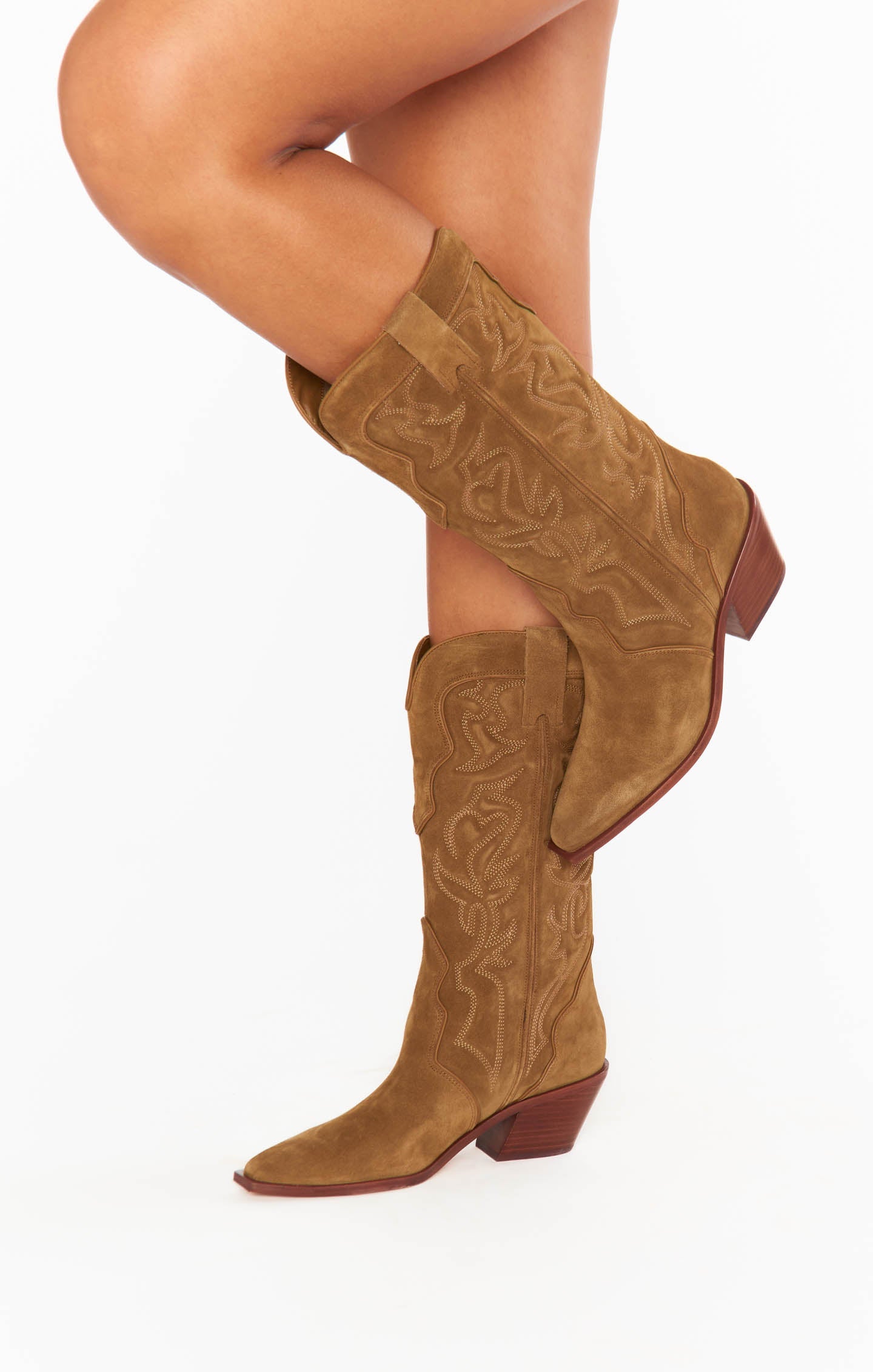 Dolce Vita Sydni Cowboy Boot ~ Tobacco