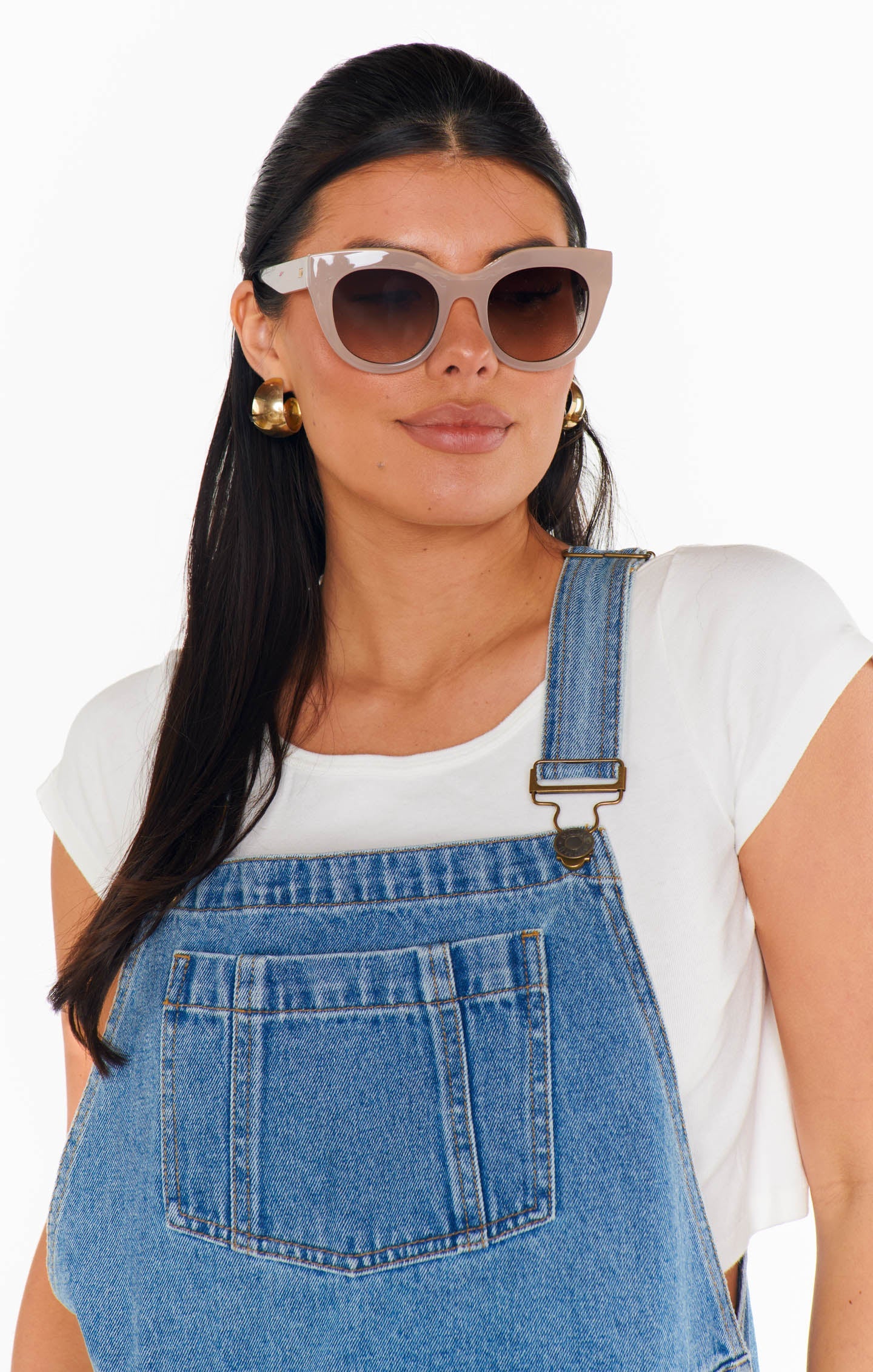 Le Specs Air Heart Sunglasses ~ Oatmeal