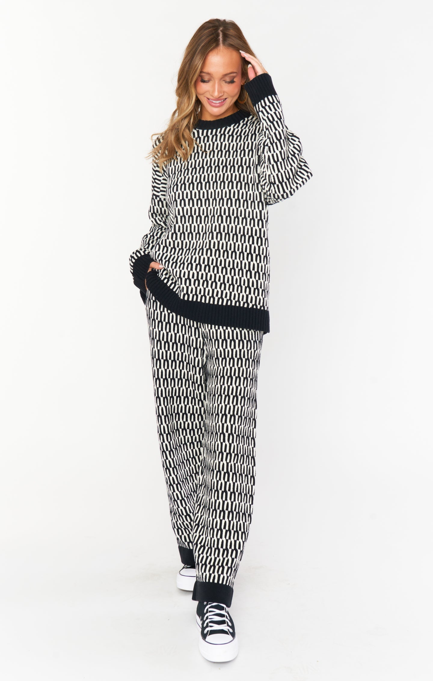 Chilly Sweater ~ Metro Geo Knit