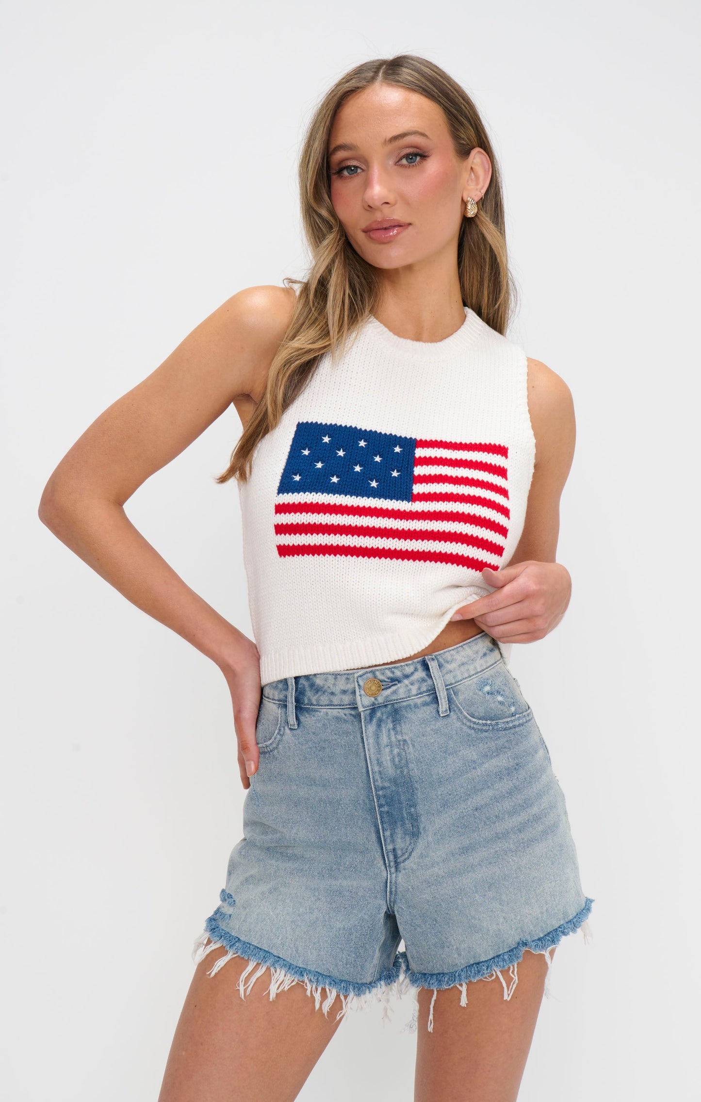 Milo Tank ~ Flag Knit