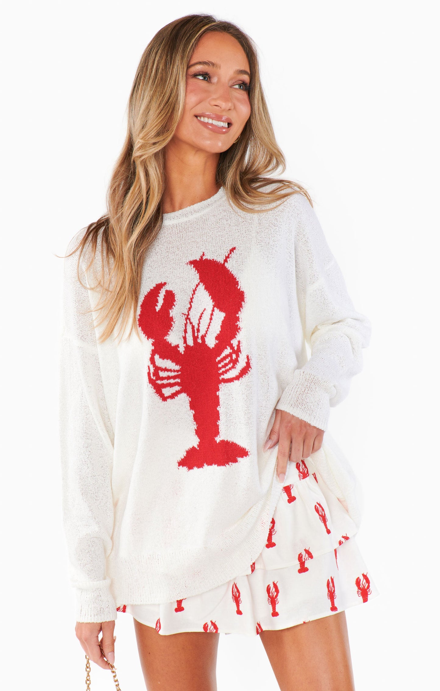 Ellie Skort ~ Lobster Embroidery