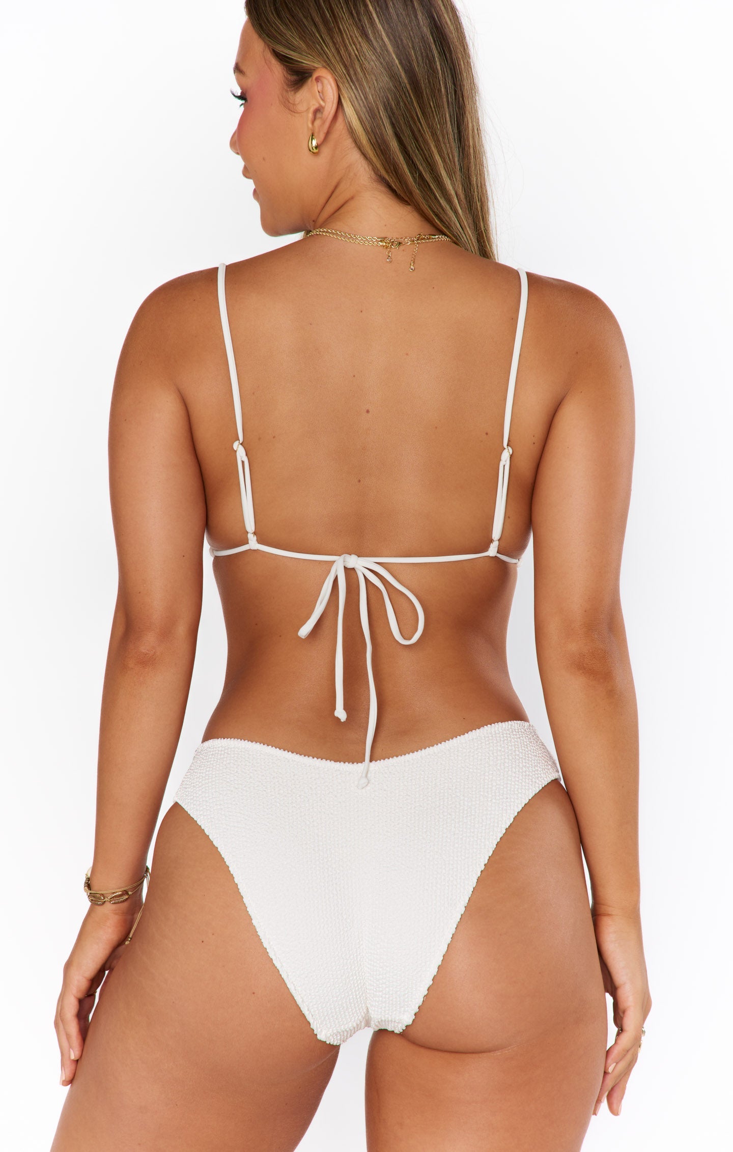 Tanning Top ~ Ivory Scrunch