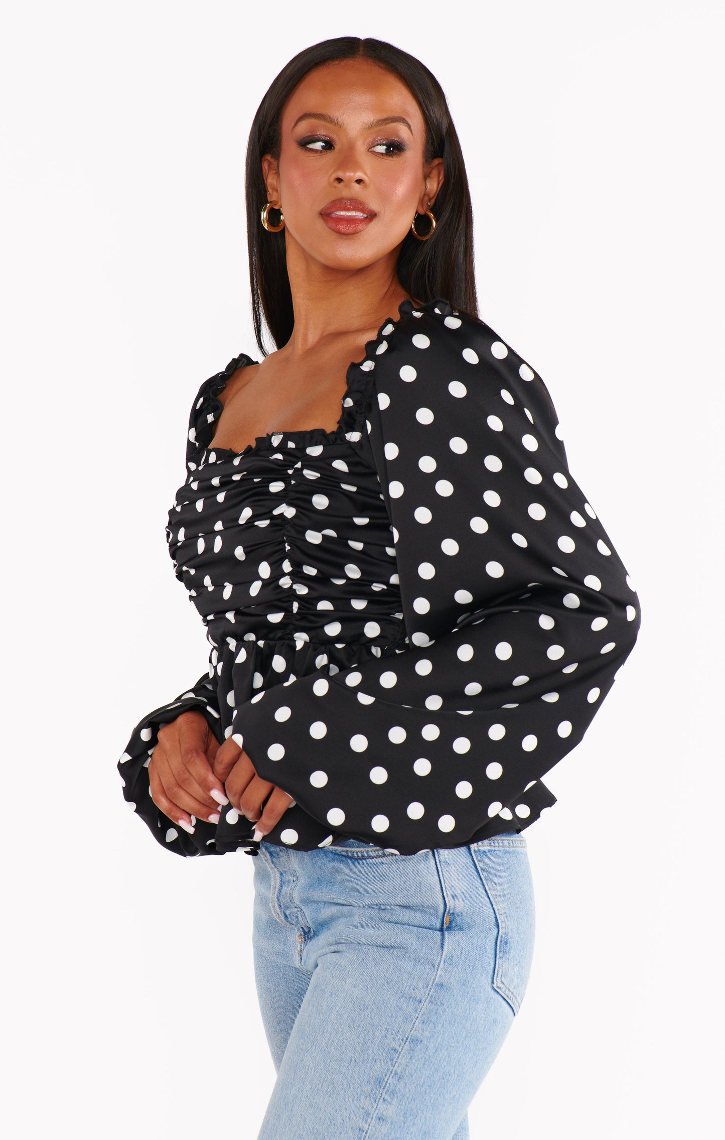 Atiana Top ~ Polka Dot
