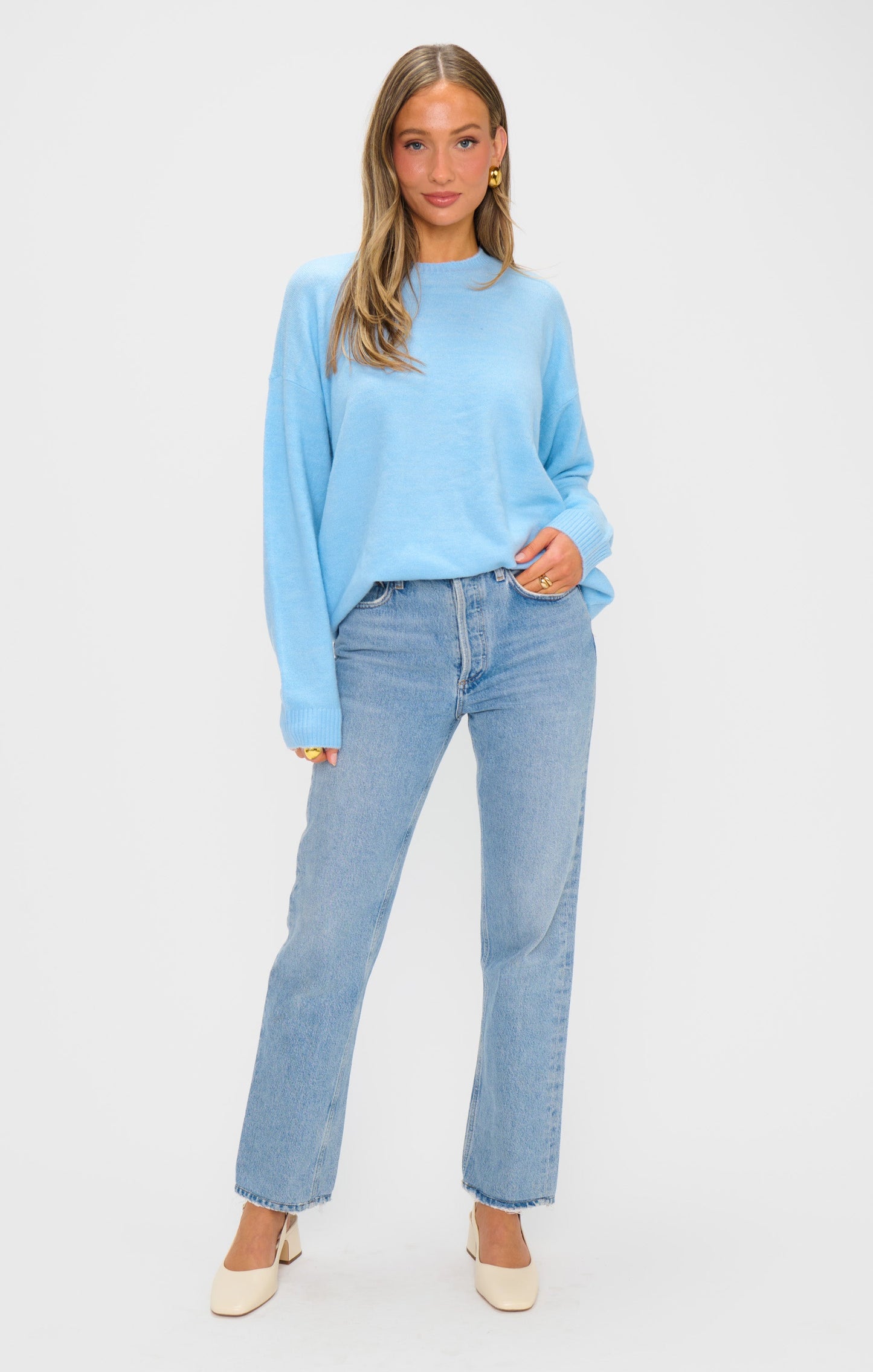 Feel Good Sweater ~ Blue Me Away Knit
