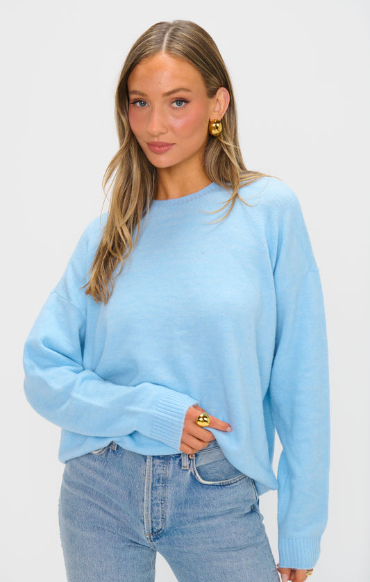 Feel Good Sweater ~ Blue Me Away Knit