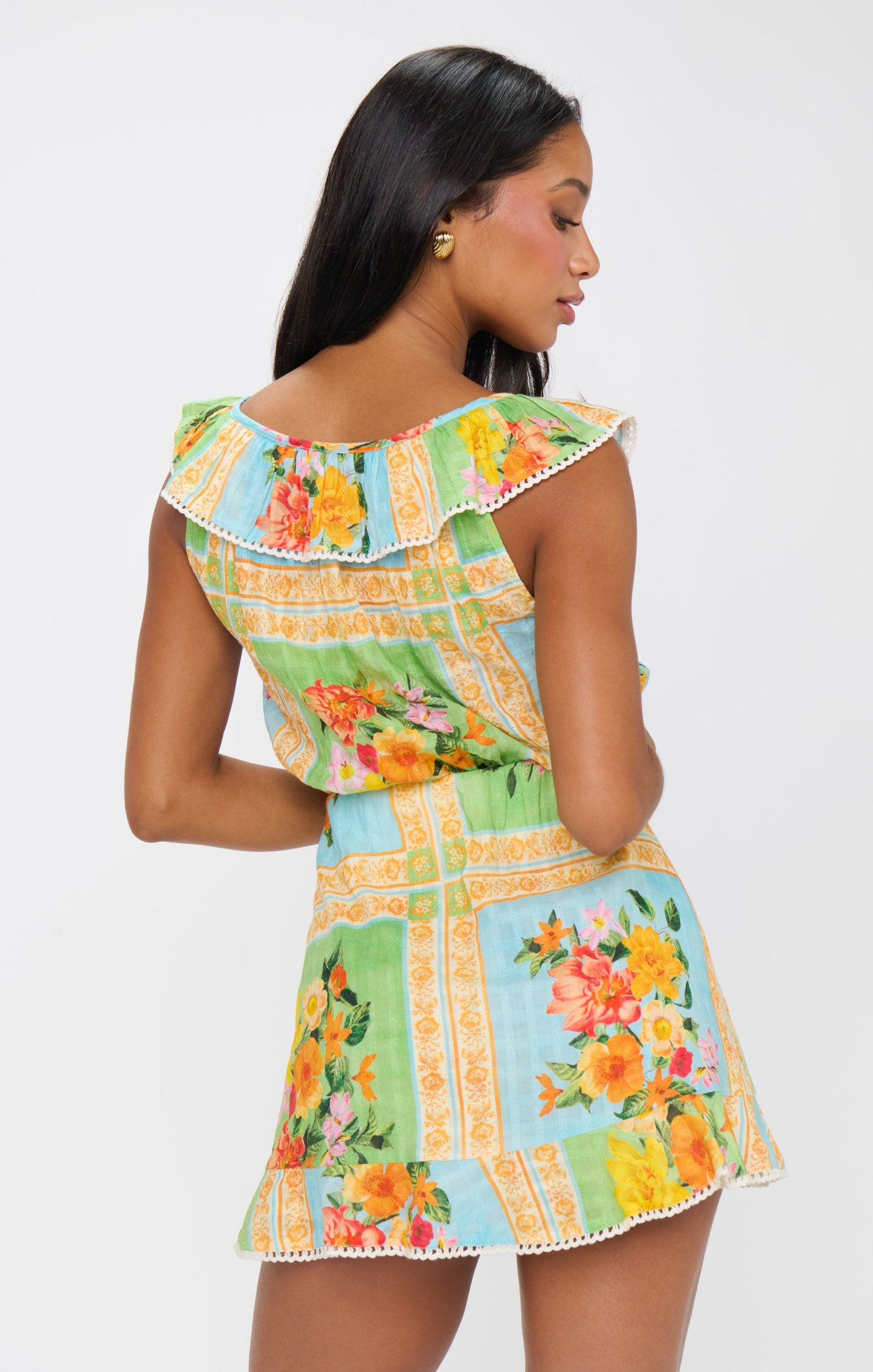 All Night Ruffle Skort ~ Country Bouquet