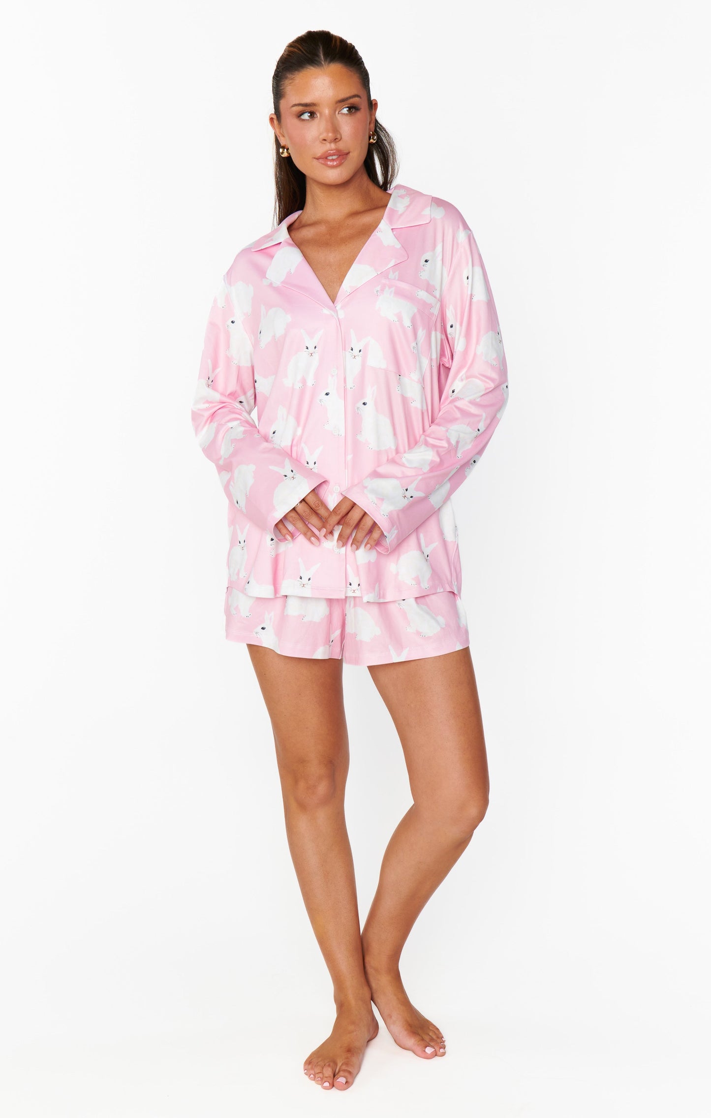 Favorite PJ Set ~ Pink Bunnies Jersey