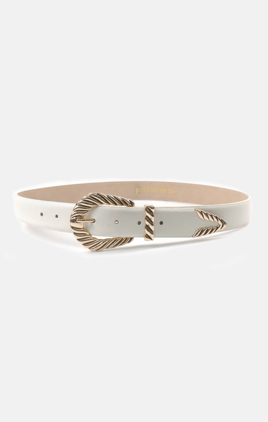Petit Moments Modern Rodeo Belt ~ White