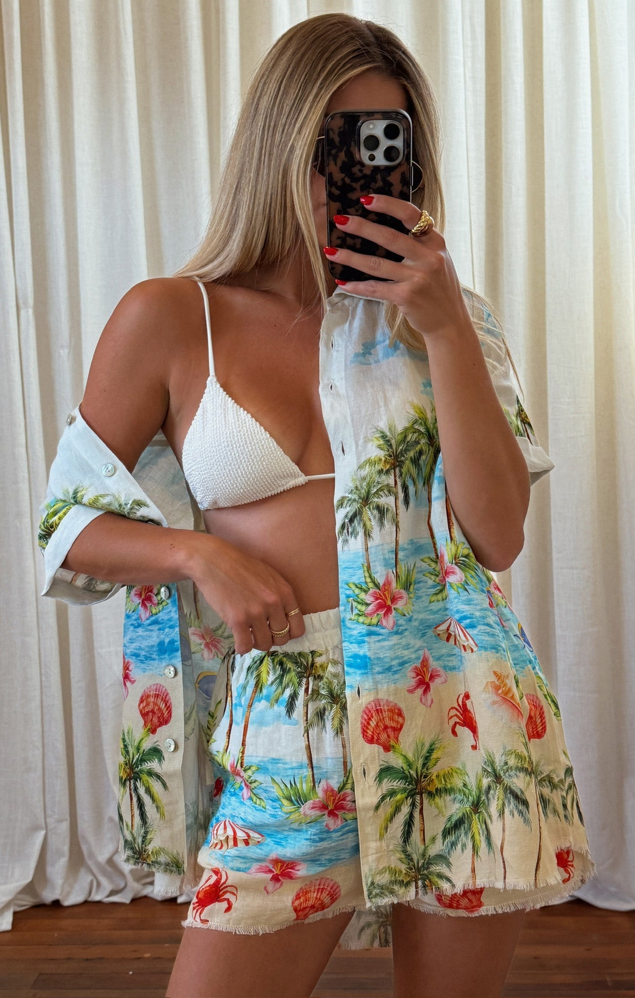 Port Button Down ~ Island Life