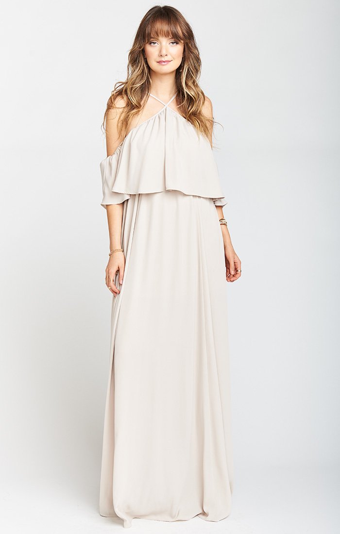 Rebecca Ruffle Maxi Dress