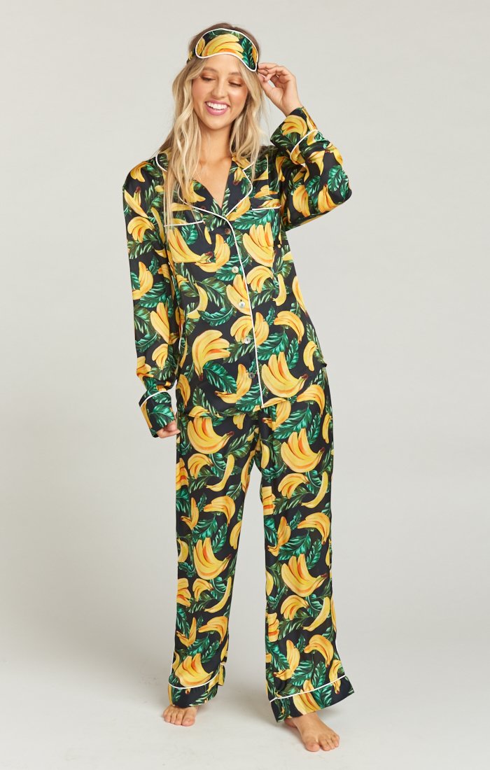 Paige PJ Set With Eye Mask
