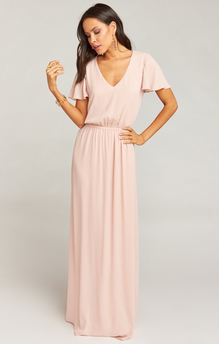 Michelle Flutter Maxi Dress