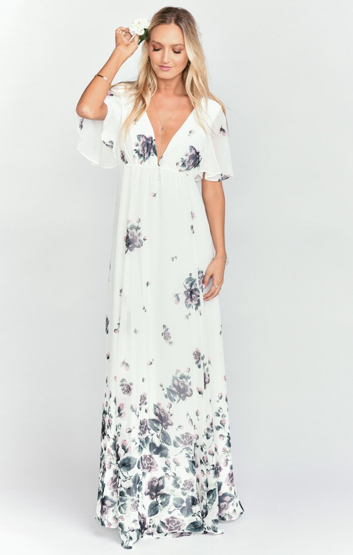 Faye Flutter Maxi Dress