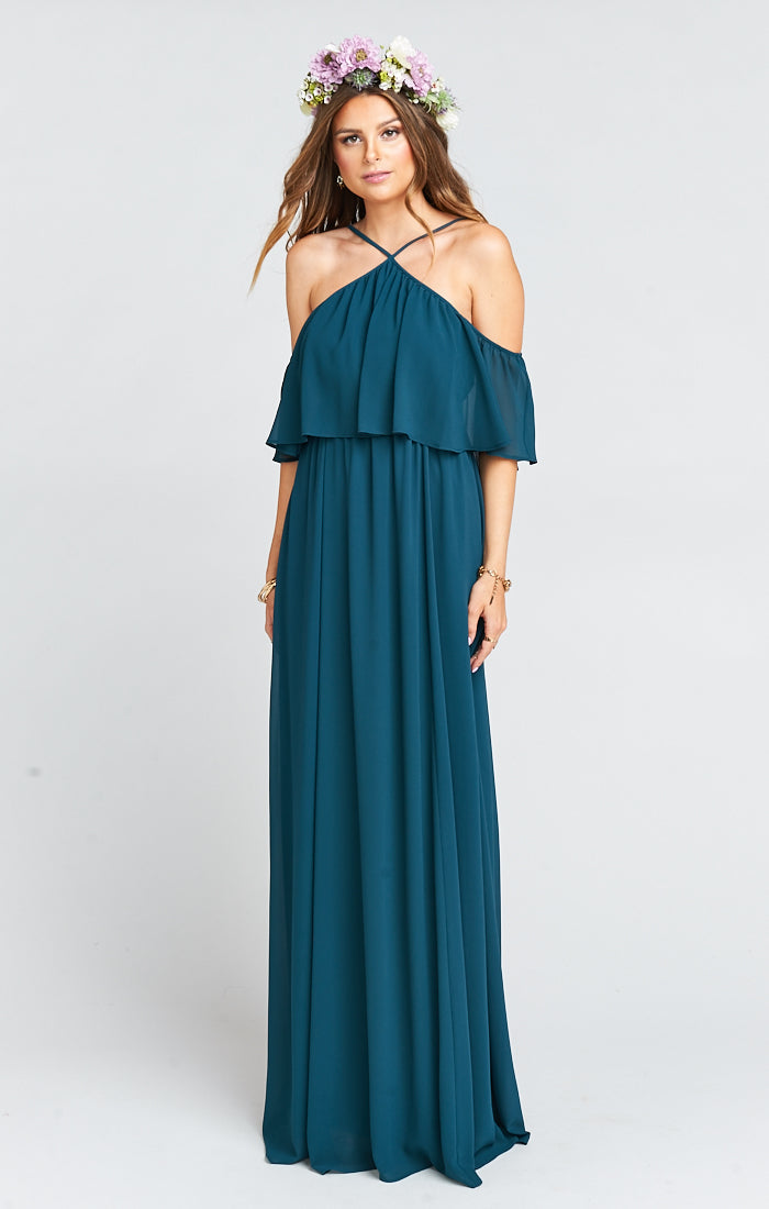 Rebecca Ruffle Maxi Dress