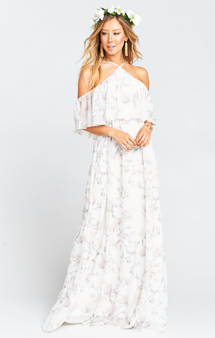 Rebecca Ruffle Maxi Dress