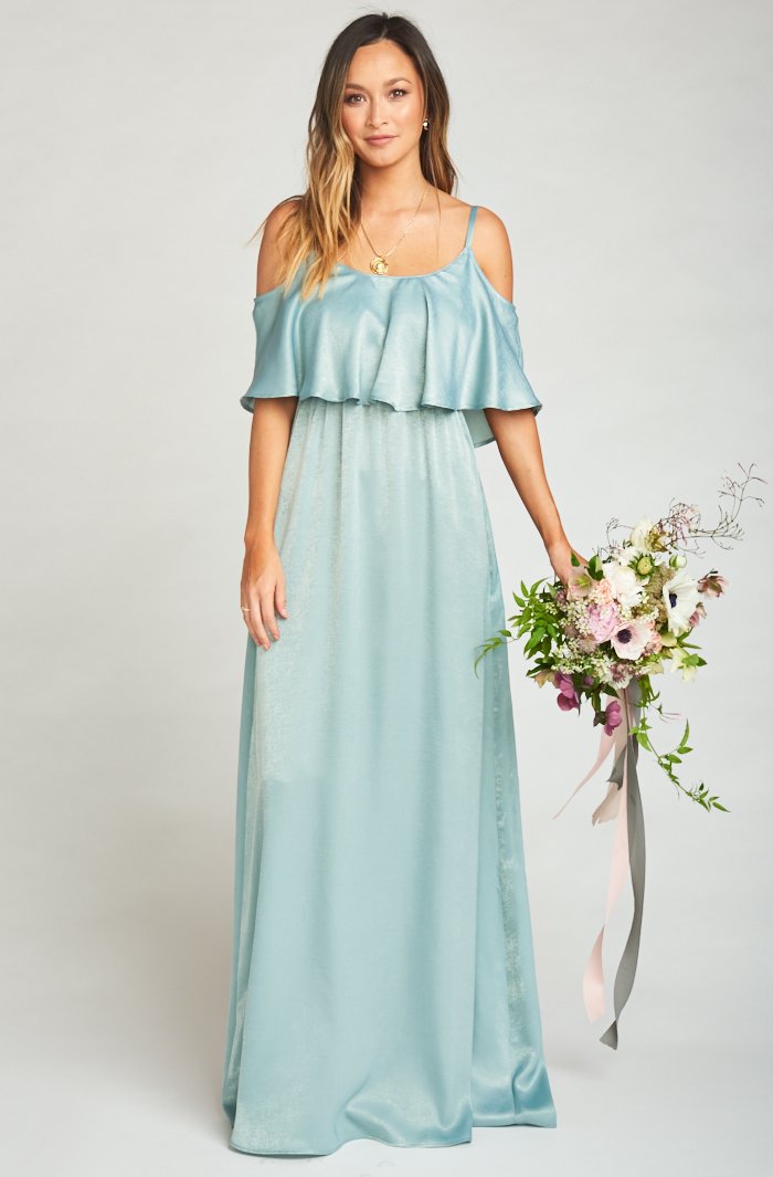 Caitlin Ruffle Maxi Dress