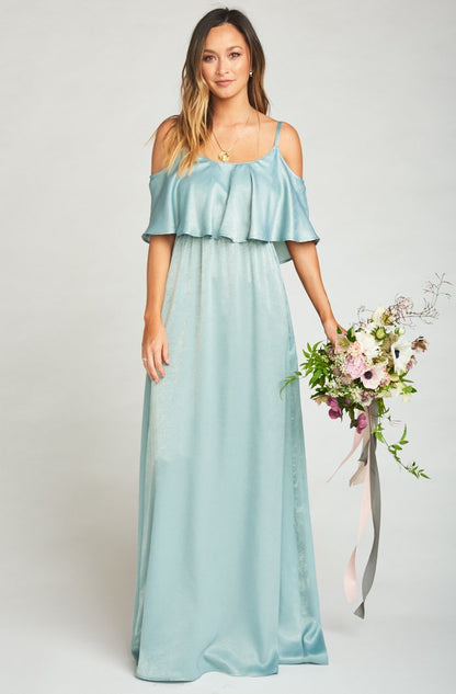 Caitlin Ruffle Maxi Dress