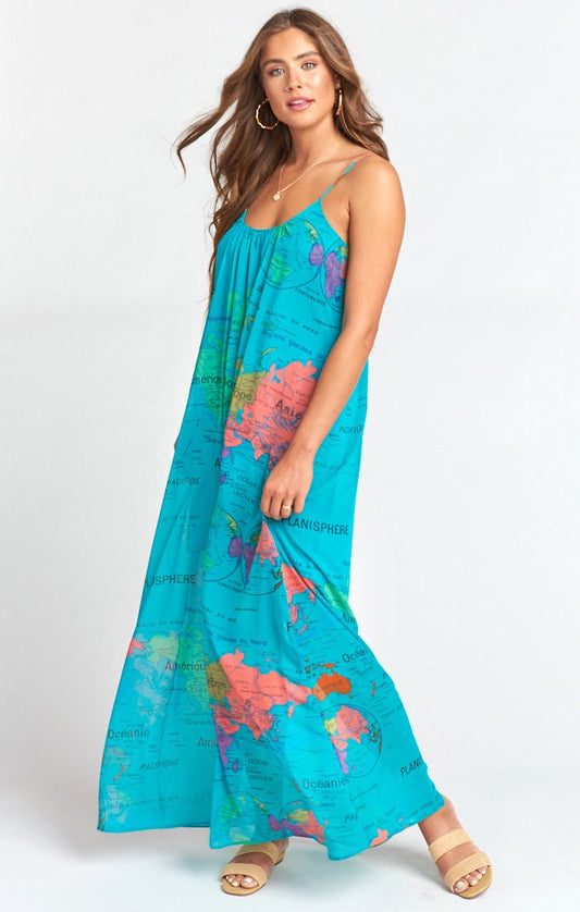 Trapeze Maxi Dress