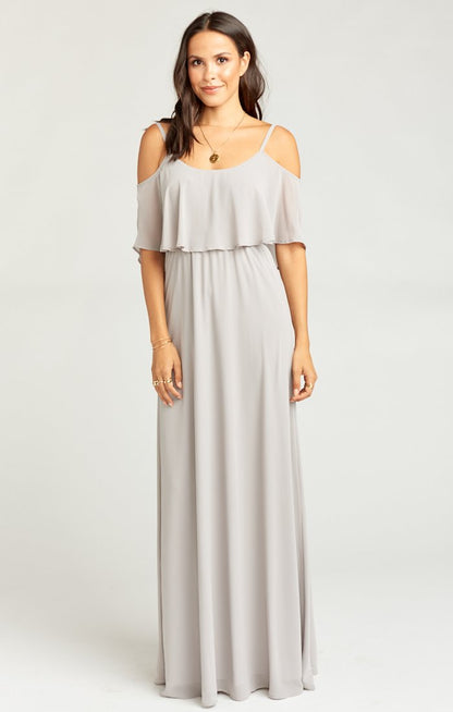Caitlin Ruffle Maxi Dress