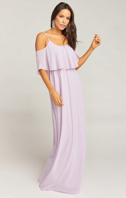 Caitlin Ruffle Maxi Dress