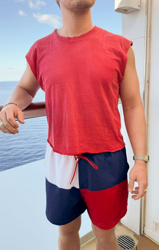 Man Mu Trunks ~ Americana Colorblock