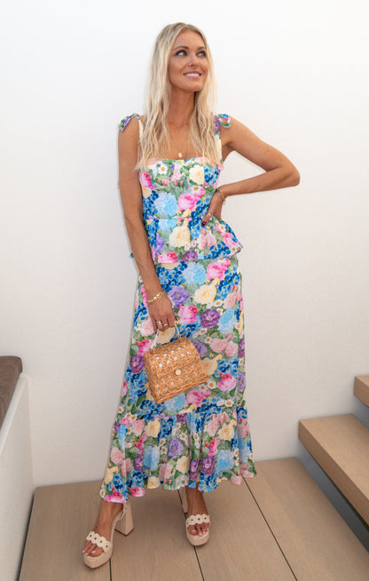 Paxton Midi Dress ~ Flower Shop